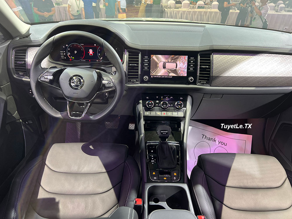 Nội thất của Skoda Kodiaq Nội thất của Skoda Kodiaq