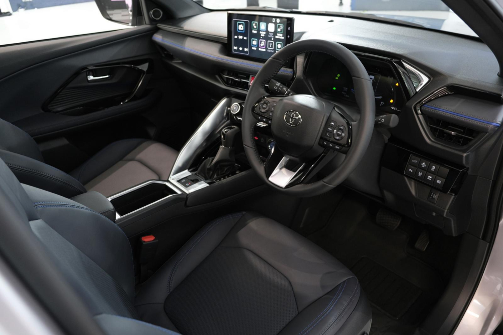 Interior of the Toyota Yaris Cross in Thailand