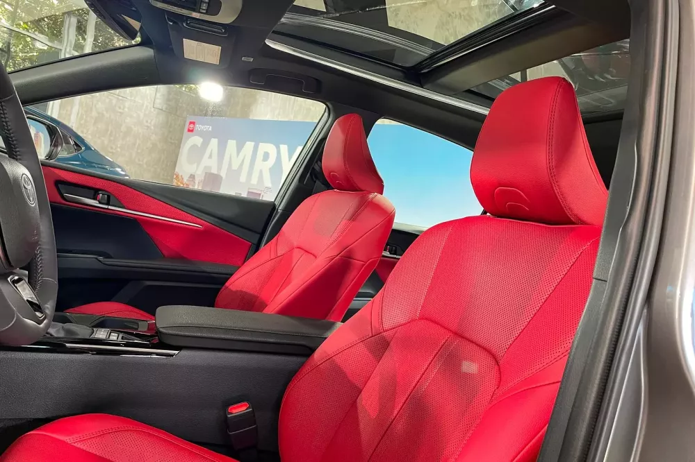 Seats of Toyota Camry 2024 XSE premium version