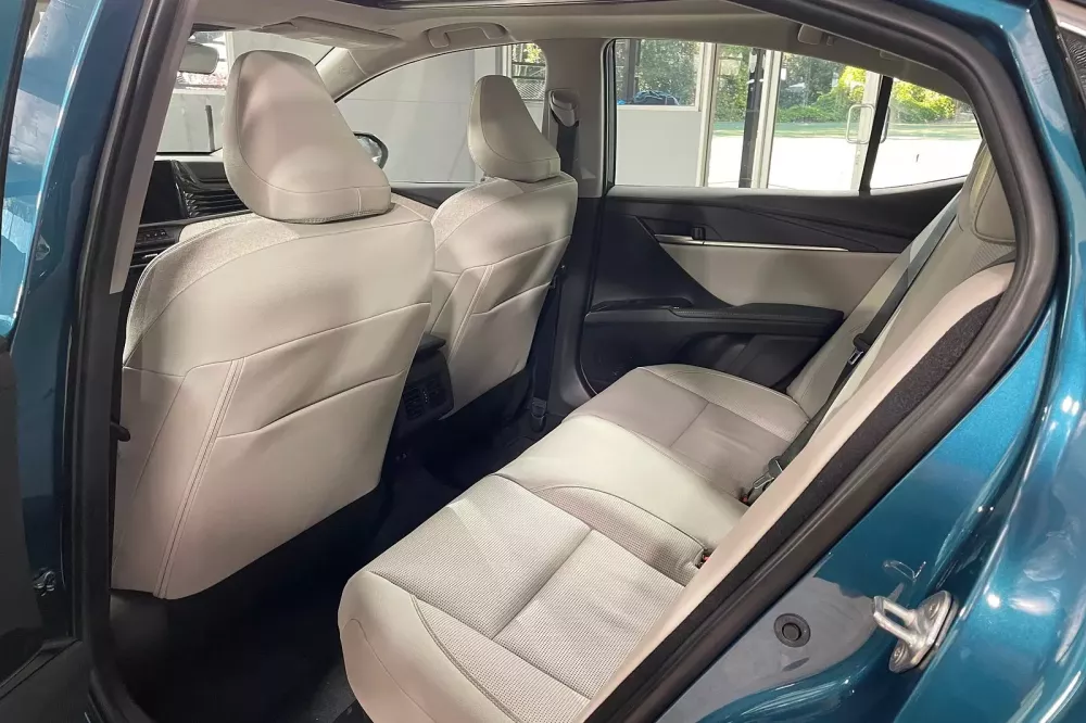 Rear seats of Toyota Camry 2024