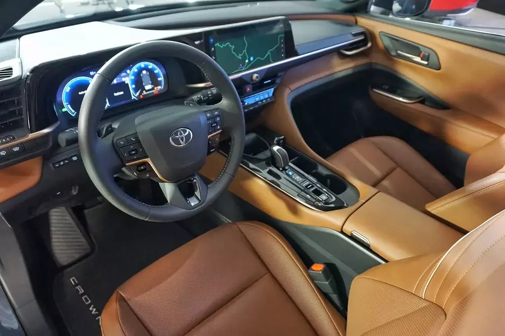 Interior of the Toyota Crown Signia 2024