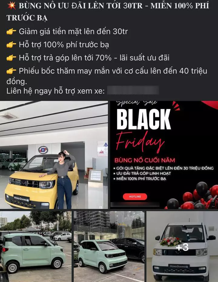 Chạy đua cuối năm, xe điện Trung Quốc Wuling Hongguang Mini EV được đại lý giảm giá 30 triệu đồng Chạy đua cuối năm, xe điện Trung Quốc Wuling Hongguang Mini EV được đại lý giảm giá 30 triệu đồng