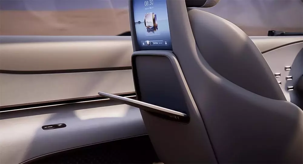Màn hình gối tích hợp vào lưng ghế trước của Skyworth Skyhome Màn hình gối tích hợp vào lưng ghế trước của Skyworth Skyhome