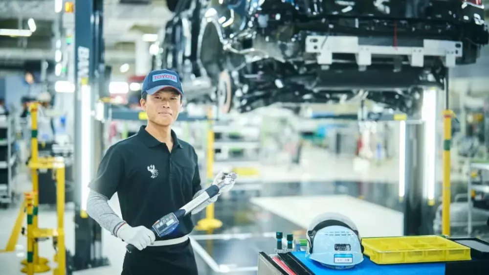 Hiroki Tanaka - one of the 40 skilled workers chosen by Toyota to assemble the Rolls-Royce Cullinan of Japan