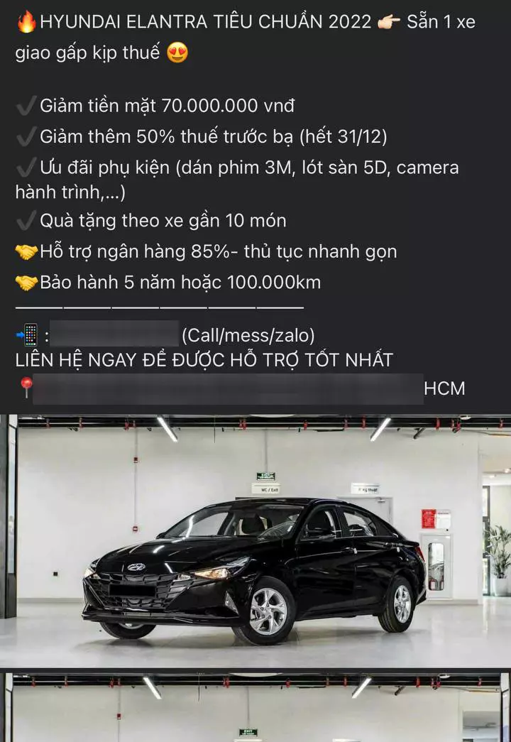 Xả hàng tồn, đại lý giảm tiền mặt cho Hyundai Elantra, bản tiêu chuẩn rẻ như Accent Xả hàng tồn, đại lý giảm tiền mặt cho Hyundai Elantra, bản tiêu chuẩn rẻ như Accent