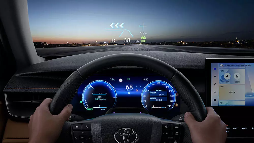 Màn hình HUD của Toyota Camry 2024