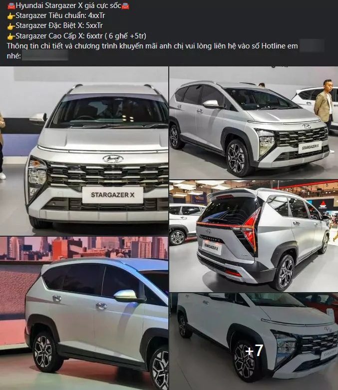 Đại lý báo giá dự kiến cho Hyundai Stargazer X 2024 sắp bán ở Việt Nam, chỉ từ hơn 400 triệu đồng Đại lý báo giá dự kiến cho Hyundai Stargazer X 2024 sắp bán ở Việt Nam, chỉ từ hơn 400 triệu đồng