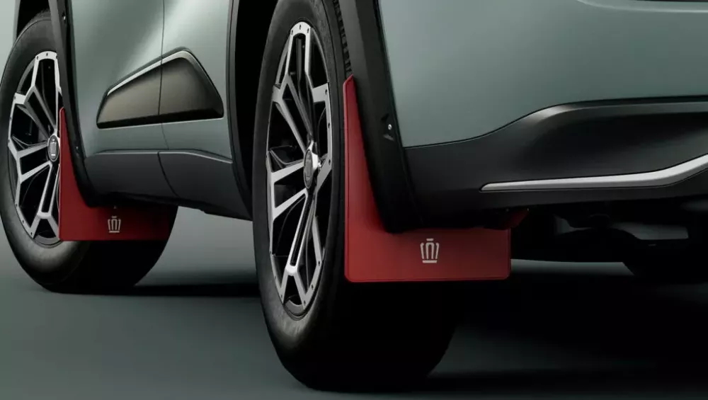Chắn bùn màu đỏ mới của Toyota Crown Crossover Landscape Chắn bùn màu đỏ mới của Toyota Crown Crossover Landscape