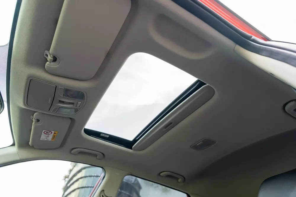 Sunroof only available in the high-end version