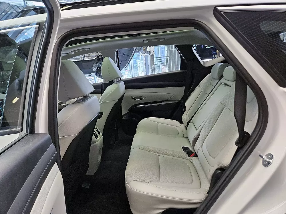 Rear seats of Hyundai Tucson 2025