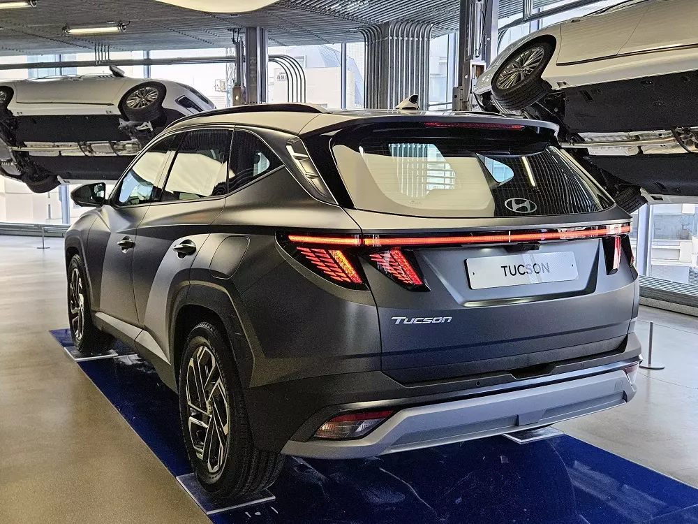 Rear view of Hyundai Tucson 2025