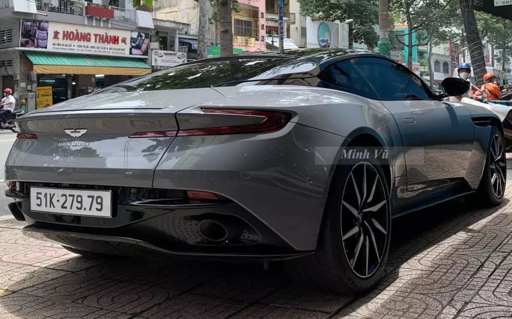 Interior of the Aston Martin DB11 V8