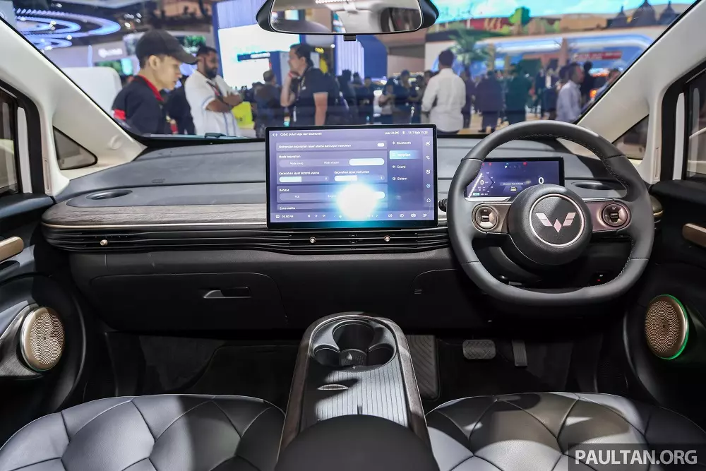 Interior of the Wuling Cloud EV