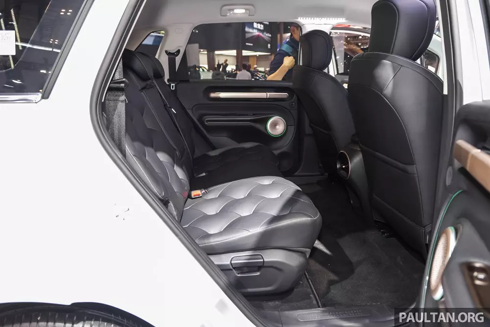 Rear seats of the Wuling Cloud EV