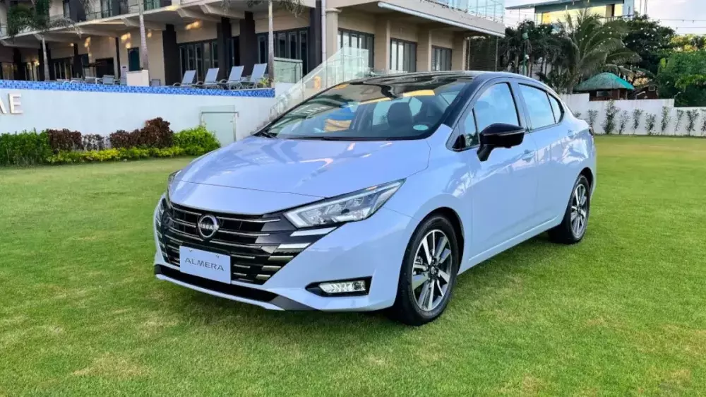 Nissan Almera 2025 in new gray color