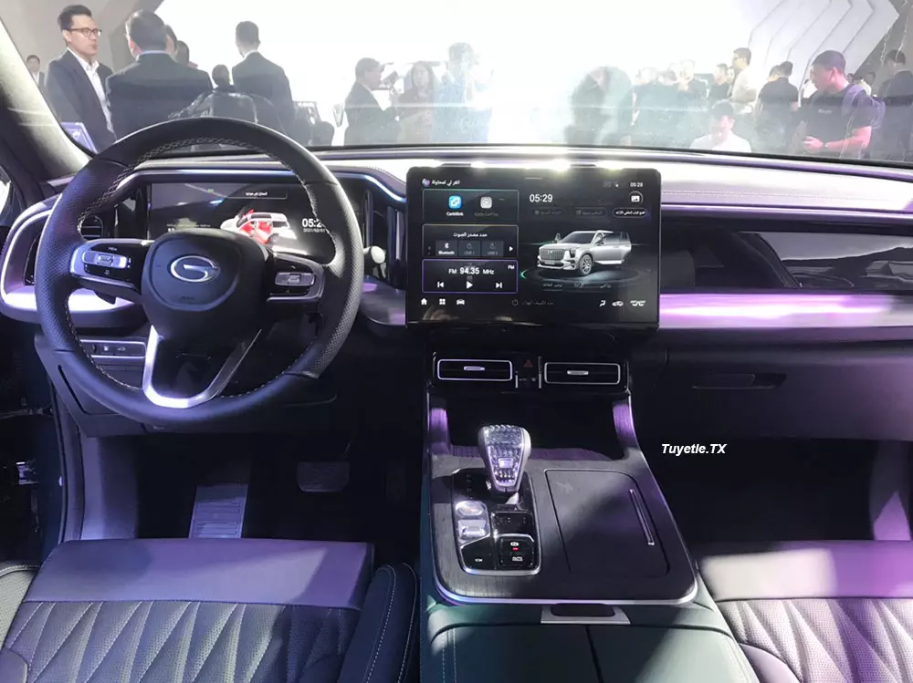 Khoang lái của GAC GS8 Khoang lái của GAC GS8