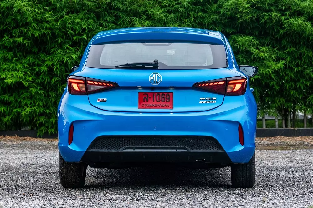 Rear design of the MG3 2025