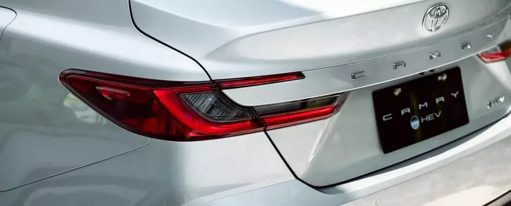 Rear design of Toyota Camry 2025