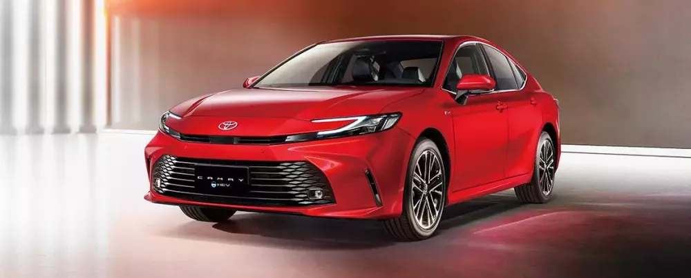 Front design of Toyota Camry 2025 in Taiwan