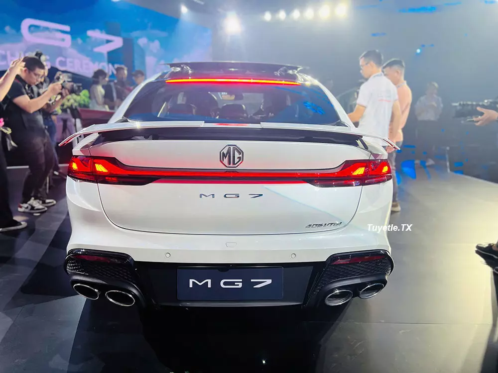 Thiết kế phía sau của MG7