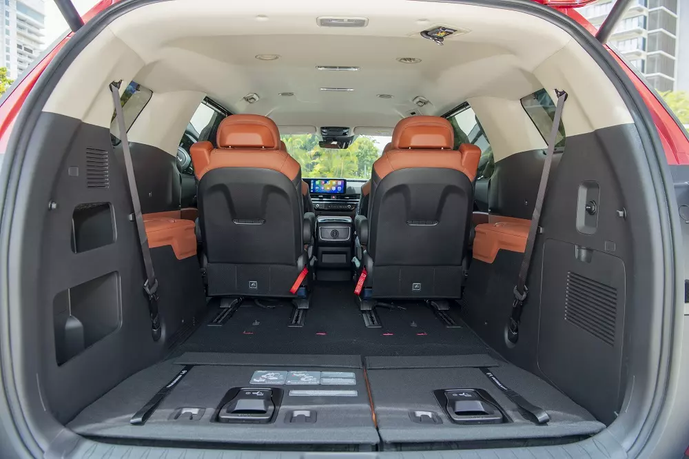 Kia Carnival 2025 Cargo Space