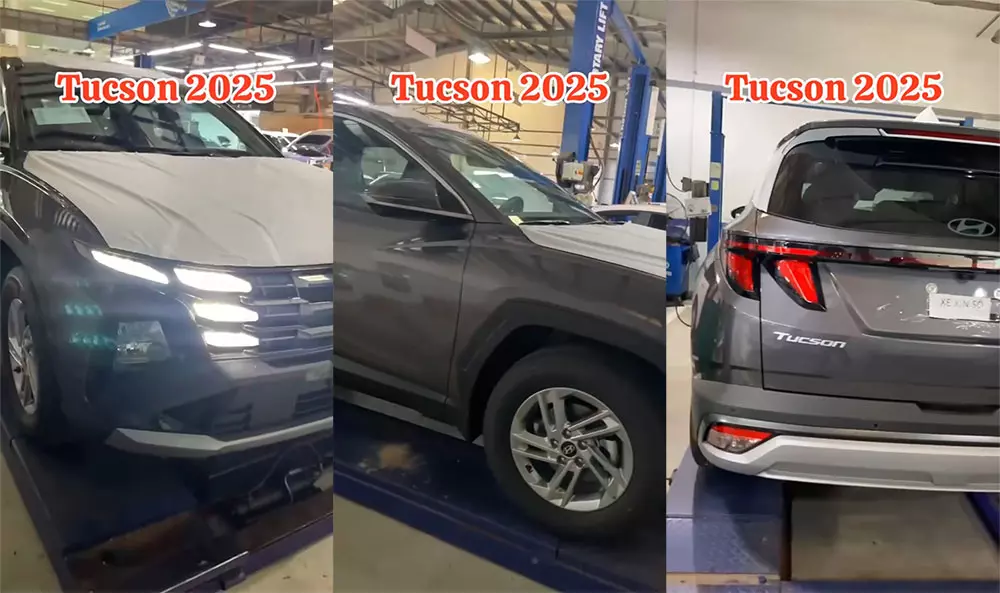 Hyundai Tucson 2025 bản thấp xuất hiện tại đại lý trước khi ra mắt Việt Nam vào tháng sau Hyundai Tucson 2025 bản thấp xuất hiện tại đại lý trước khi ra mắt Việt Nam vào tháng sau