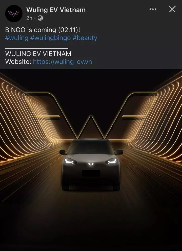 Xe điện Trung Quốc Wuling Bingo được lên lịch ra mắt Việt Nam vào tháng sau