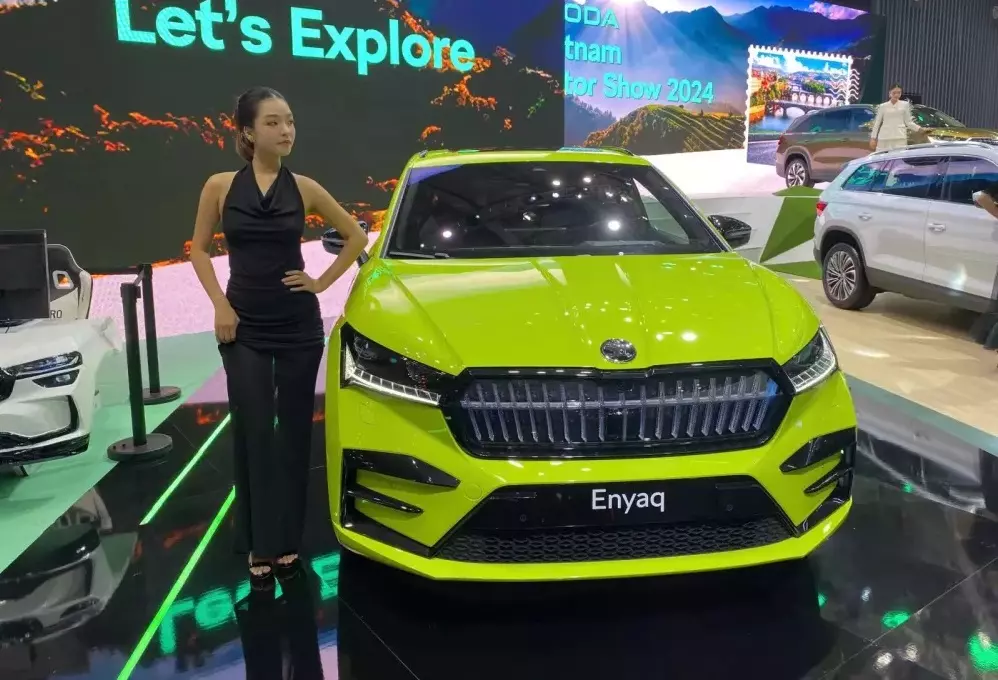 Skoda Enyaq xuất hiện tại triển lãm VMS 2024