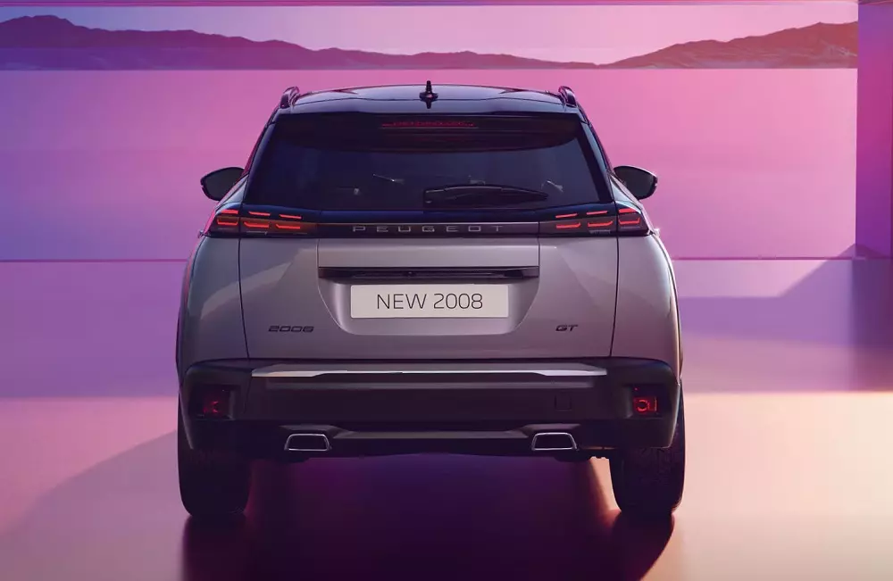 Peugeot 2008 2025 nhìn từ phía sau Peugeot 2008 2025 nhìn từ phía sau