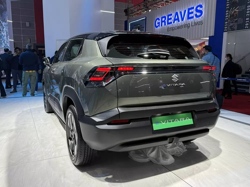 Thiết kế phía sau của Suzuki e Vitara 2025 Thiết kế phía sau của Suzuki e Vitara 2025