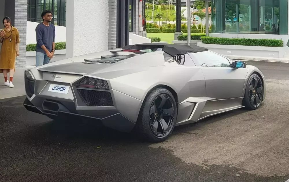 Lamborghini Reventon on the road