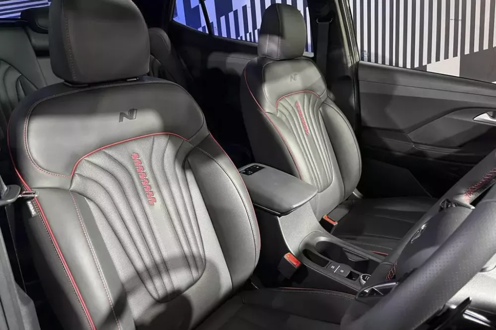 Hyundai Creta N Line 2025 front seats