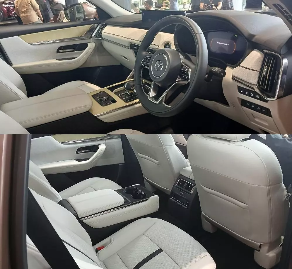 Nội thất của Mazda CX-80 2025 phiên bản Elite. Nội thất của Mazda CX-80 2025 phiên bản Elite.