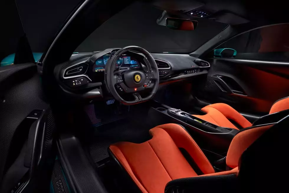 Khoang lái của Ferrari 296 Speciale Khoang lái của Ferrari 296 Speciale
