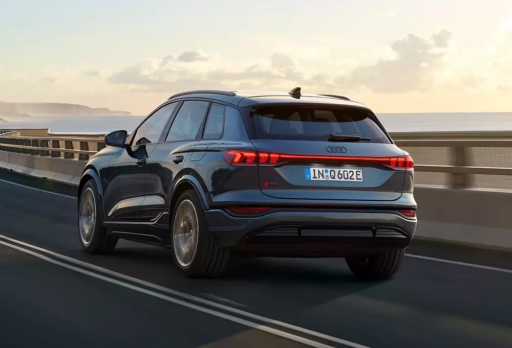 Thiết kế phía sau của Audi Q6 e-tron Thiết kế phía sau của Audi Q6 e-tron