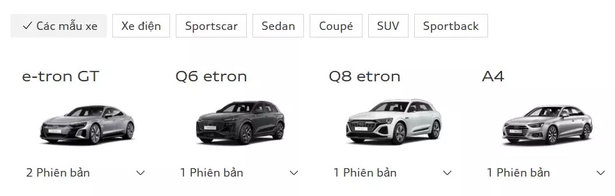 SUV điện hạng sang Audi Q6 e-tron sắp được bán ở Việt Nam, giá dự kiến từ 3,1 tỷ đồng SUV điện hạng sang Audi Q6 e-tron sắp được bán ở Việt Nam, giá dự kiến từ 3,1 tỷ đồng