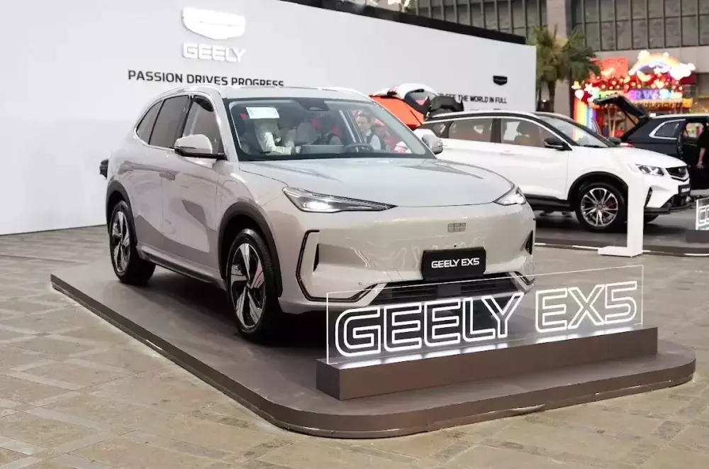Geely EX5 được trưng bày tại sự kiện ra mắt Coolray ở Việt Nam Geely EX5 được trưng bày tại sự kiện ra mắt Coolray ở Việt Nam