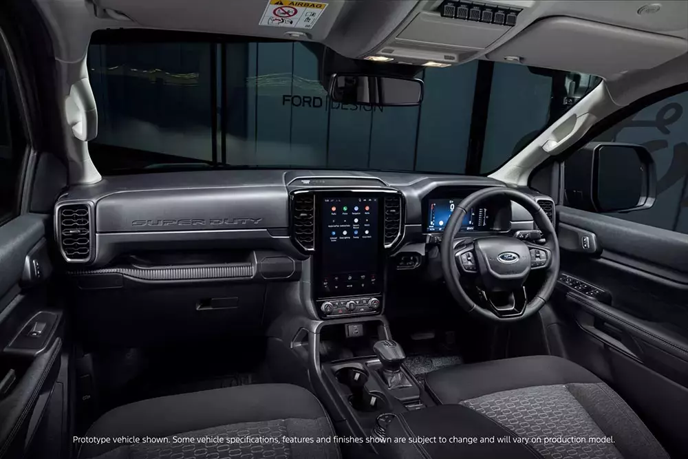 Nội thất của Ford Ranger Super Duty Nội thất của Ford Ranger Super Duty