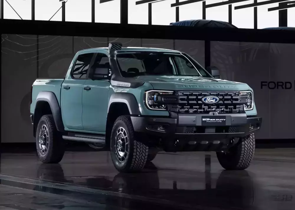 Ford Ranger Super Duty có ngoại hình ấn tượng Ford Ranger Super Duty có ngoại hình ấn tượng
