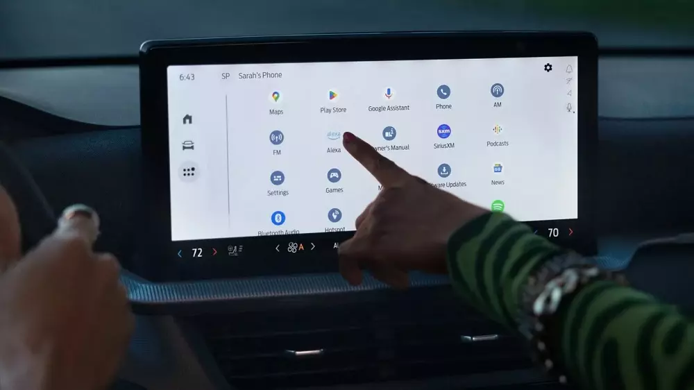 Giao diện của hệ thống thông tin giải trí Ford Digital Experience mới Giao diện của hệ thống thông tin giải trí Ford Digital Experience mới