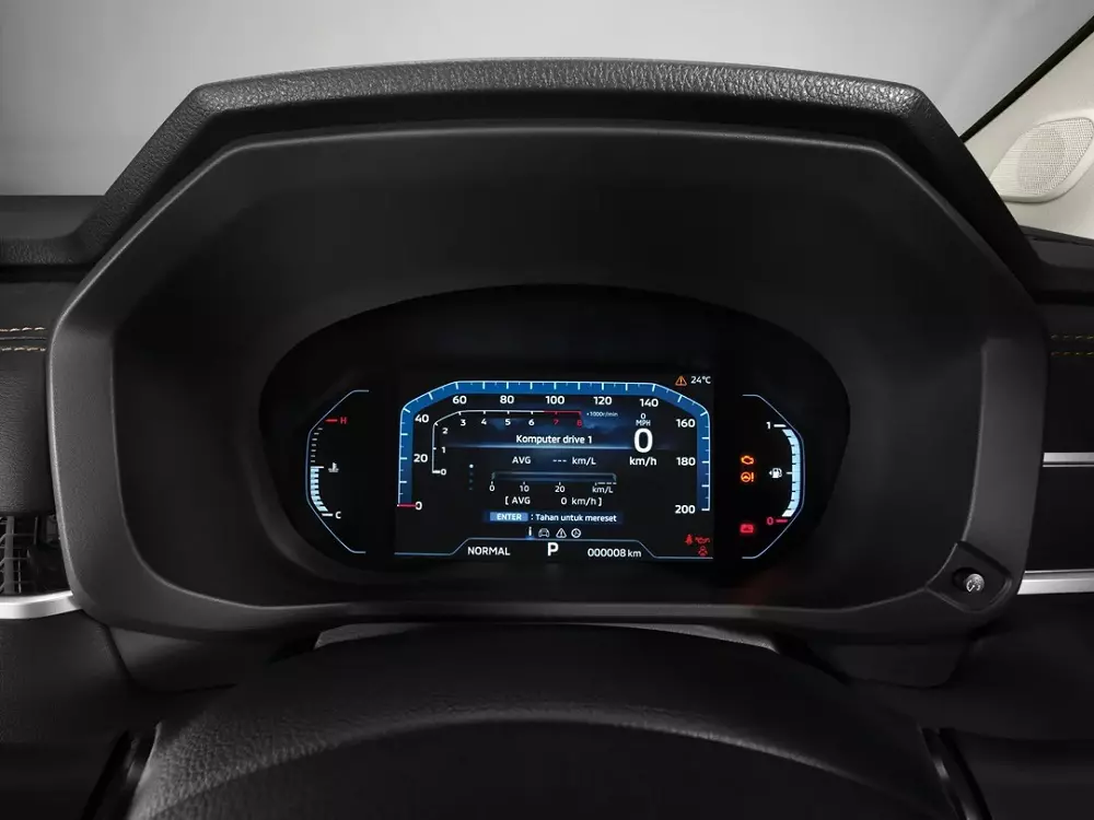 Bảng đồng hồ kỹ thuật số 8 inch của Mitsubishi Xpander 2026 Bảng đồng hồ kỹ thuật số 8 inch của Mitsubishi Xpander 2026