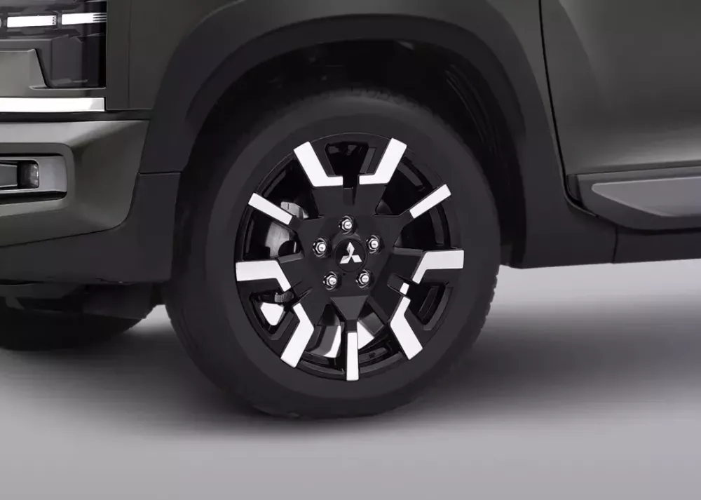 Vành la-zăng của Mitsubishi Xpander Cross 2026 có thiết kế riêng Vành la-zăng của Mitsubishi Xpander Cross 2026 có thiết kế riêng