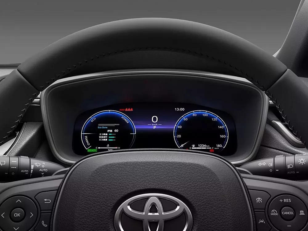 Bảng đồng hồ kỹ thuật số của Toyota Corolla Cross GR Sport 2025 Bảng đồng hồ kỹ thuật số của Toyota Corolla Cross GR Sport 2025