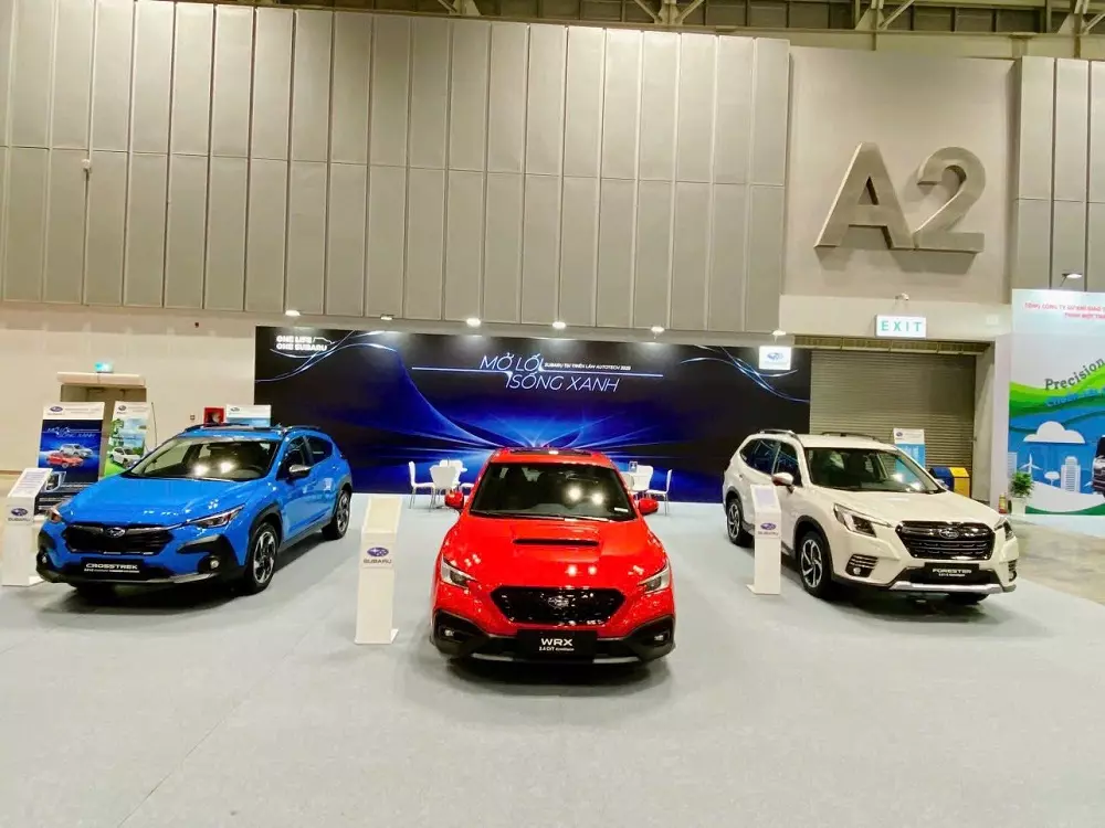 Subaru WRX 2025 được trưng bày tại một triển lãm ở Tp. Hồ Chí Minh Subaru WRX 2025 được trưng bày tại một triển lãm ở Tp. Hồ Chí Minh