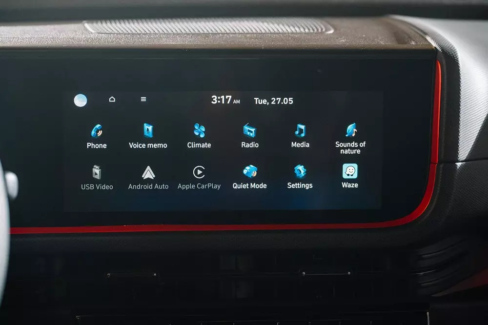 Màn hình cảm ứng trung tâm của Hyundai Creta 2025 Màn hình cảm ứng trung tâm của Hyundai Creta 2025