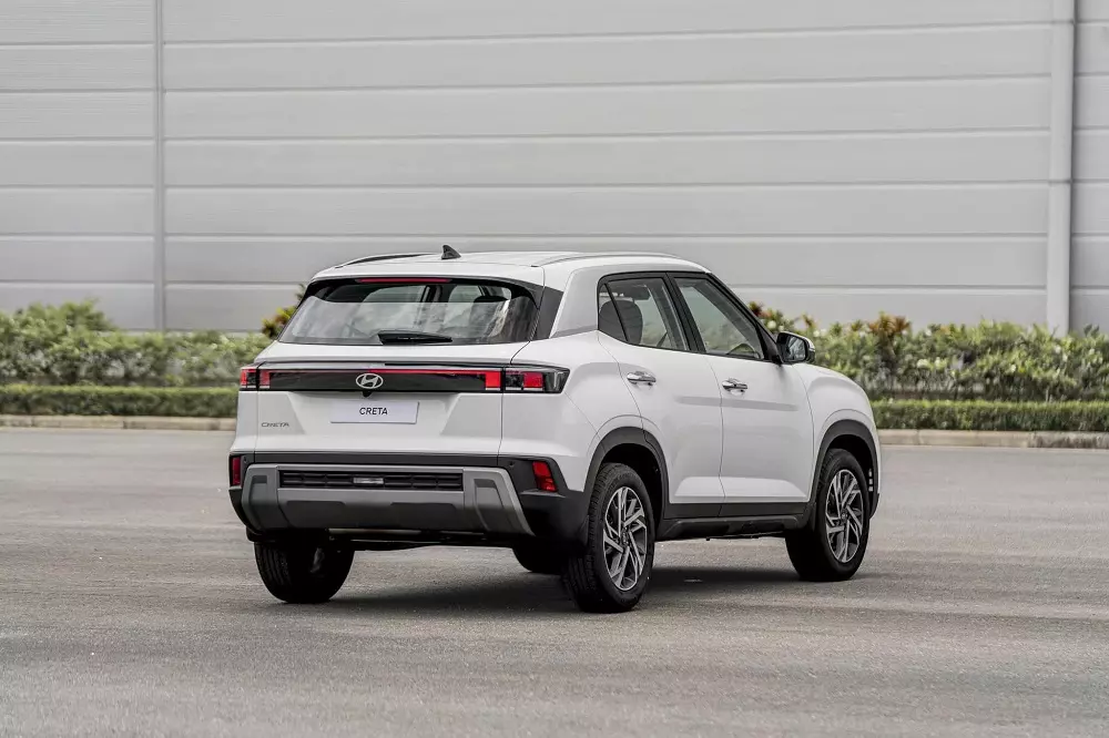 Hyundai Creta 2025 nhìn từ phía sau. Hyundai Creta 2025 nhìn từ phía sau.