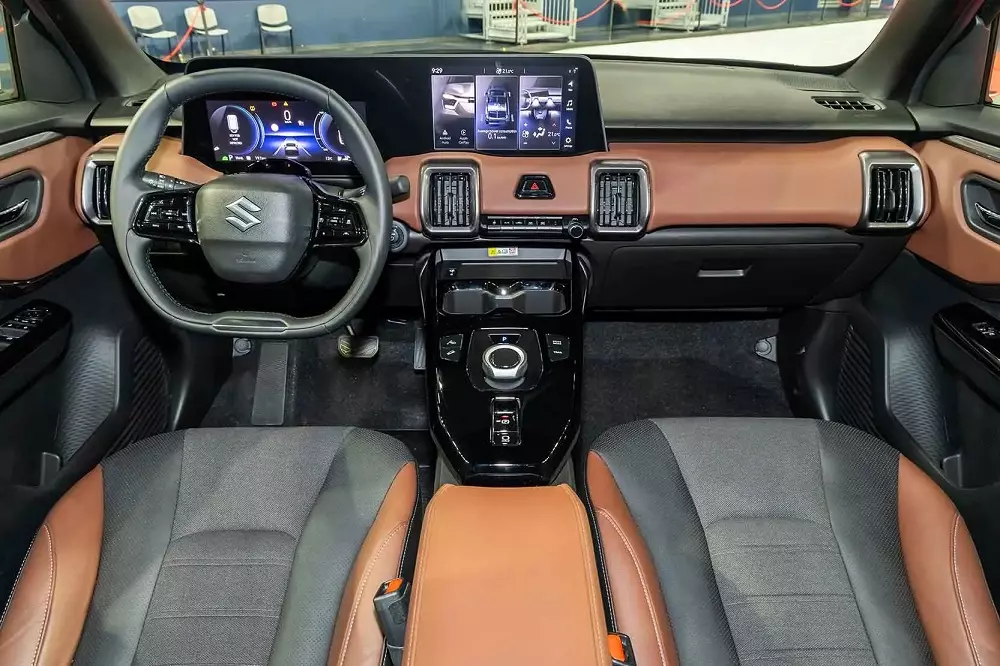Khoang lái của Suzuki e Vitara Khoang lái của Suzuki e Vitara