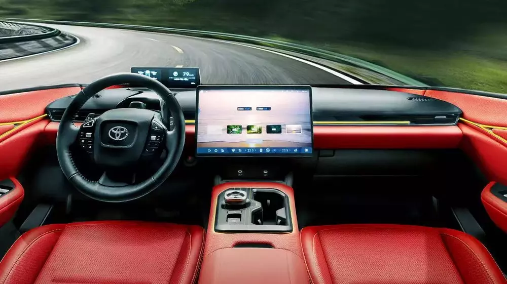 Nội thất của Toyota bZ5 Nội thất của Toyota bZ5