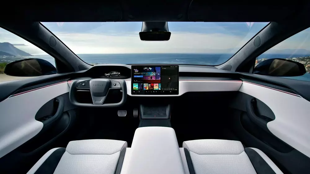 Khoang lái của Tesla Model S 2025 Khoang lái của Tesla Model S 2025