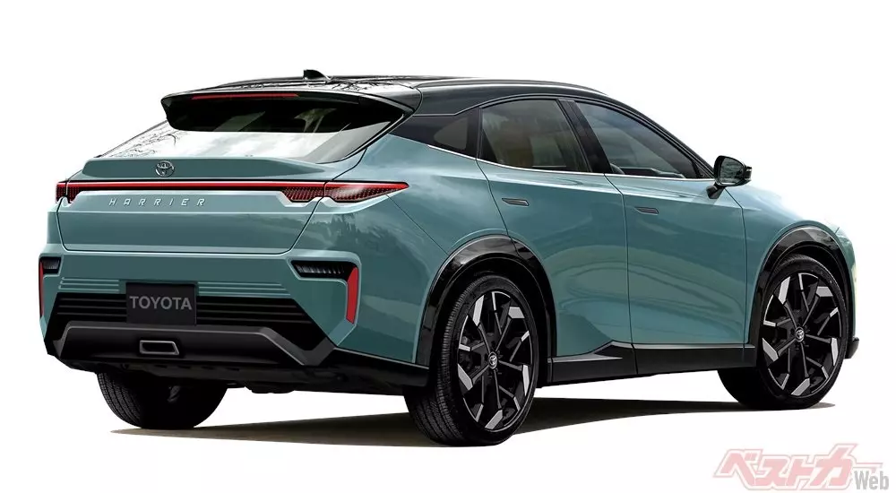 Hình ảnh phác họa khu vực phía sau của Toyota Harrier/Venza mới Hình ảnh phác họa khu vực phía sau của Toyota Harrier/Venza mới